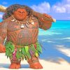 Moana Maui Character paint by numbers