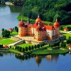 Moritzburg Castle Dresden paint by numbers