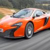 Orange Mclaren Car paint by numbers