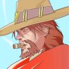 McCree Overwatch paint by numbers