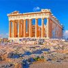 Aesthetic Parthenon Greek paint by numbers