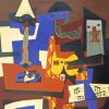 Picasso The Three Musicians Cubism paint by numbers