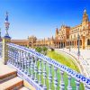 Plaza De Espana Seville paint by numbers