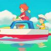 Ponyo And Sosuke paint by numbers