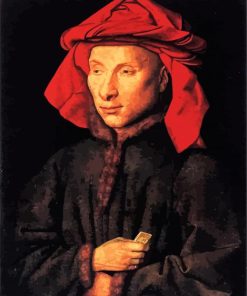 Portrait Of Giovanni Di Nicolao Arnolfini Jan Van Eyck paint by numbers