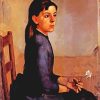 Portrait Of Louise Delphine Duchosal Hodler paint by numbers