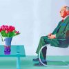 Portrait Of Sir David Webster By Hockney paint by numbers