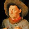 Portrait Of A Man With Carnation Jan Van Eyck paint by numbers