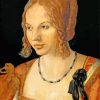 Portrait Of A Venetian Woman By Durer paint by number