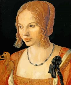 Portrait Of A Venetian Woman By Durer paint by number