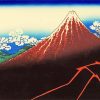 Rainstorm Beneath The Summit By Hokusai paint by numbers