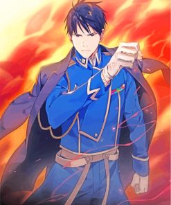 Roy Mustang paint by numbers