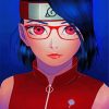 Sarada Uchiha Naruto paint by numbers