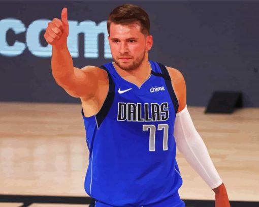 Slovenian Professional Basketball Doncic paint by numbers