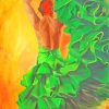 Spanish Flamenco Dancer paint by number