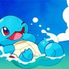 Squirtle Pokemon Anime paint by numbers