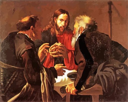 Supper At Emmaus Hendrick Ter Brugghen paint by numbers