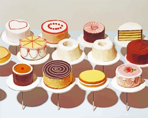 Sweet Cakes paint by numbers