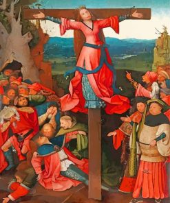 The Crucifixion Of St Julia Hieronymous paint by numbers