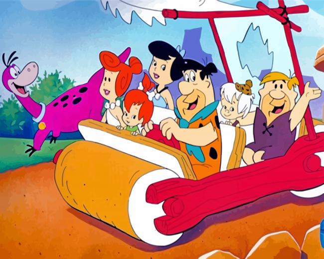 The Flintstones Characters paint by number The Flintstones Characters paint by numbers