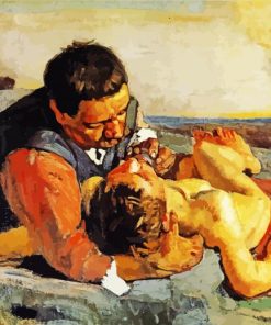 The Good Samaritan By Hodler paint by numbers