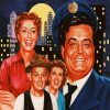 The Honeymooners Sitcom paint by numbers