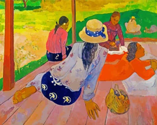 The Siesta By Gauguin paint by numbers