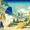 The Suspension Bridge By Hokusai paint by numbers