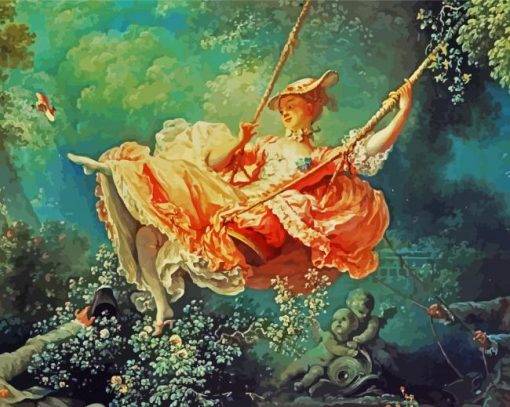 The Swing By Fragonard paint by numbers