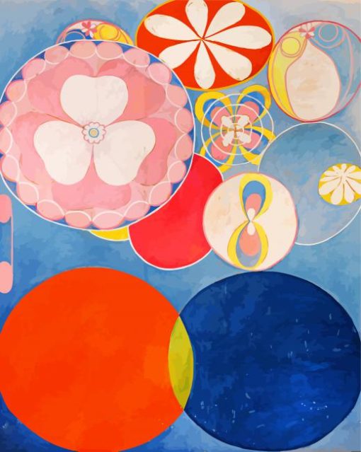 The Ten Largest By Hilma Af Klint paint by number