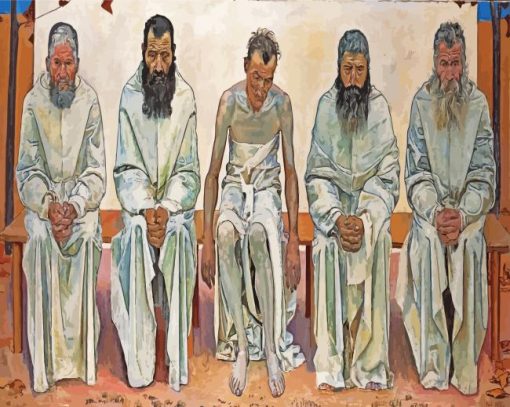 The Tired Of Life By Hodler paint by numbers