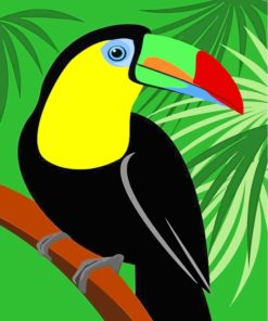 Toucan Bird Paint by numbers