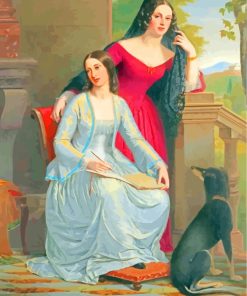 Two Italian Ladies paint by numbers