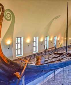 Viking Ship Museum Oslo paint by numbers