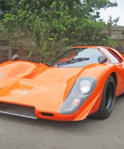 Vintage Mclaren Car paint by numbers