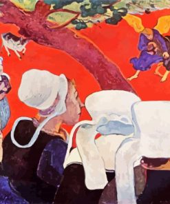 Vision After The Sermon Gauguin paint by numbers