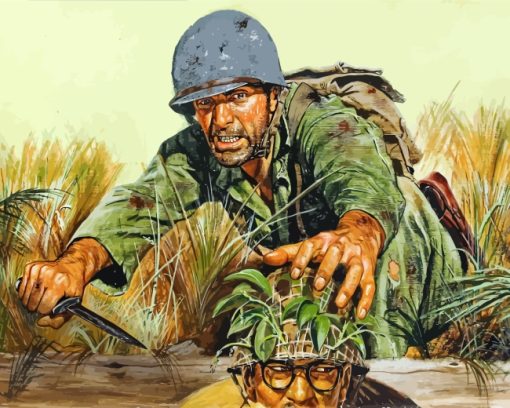 War Military Soldiers paint by number