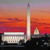 Washington Dc Skyline paint by number