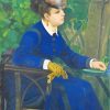 Woman In Garden Renoir Art paint by numbers