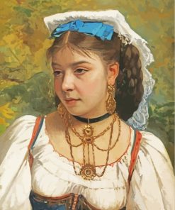 Young Italian Girl paint by numbers