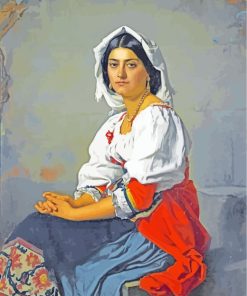 Young Italian Woman paint by numbers