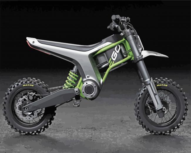 Aesthetic Dirtbike paint by numbers