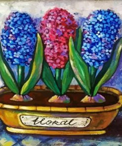 Aesthetic Hyacinth Flowers paint by numbers