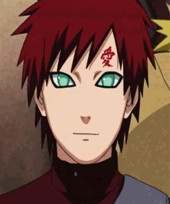 Aesthetic Gaara paint by number