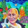 Aesthetic Gandhi Art paint by numbers