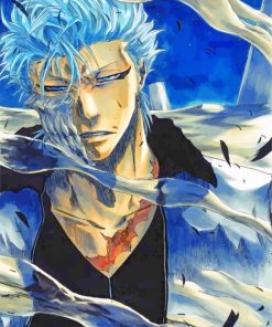 Aesthetic Grimmjow Jaegerjaquez paint by numbers