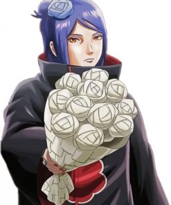 Aesthetic Konan Naruto Anime paint by numbers