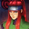 Aesthetic Kushina Uzumaki Naruto paint by numbers