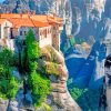 Aesthetic Meteora Greece paint by numbers