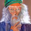 Aesthetic Professor Albus Dumbledore paint by number